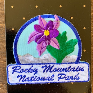 Rocky Mountain National Park Colorado Vintage Souvenir Travel Patch by Pinnacle Designs