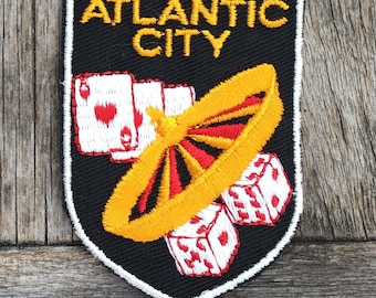 Atlantic City, New Jersey Vintage Souvenir Travel Patch from Voyager