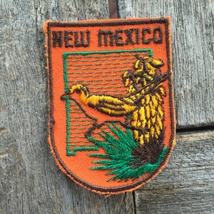 Parche de viaje de recuerdo vintage de Nuevo México de Voyager
