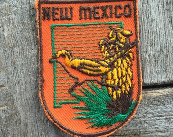 New Mexico Vintage Souvenir Travel Patch by Voyager