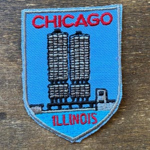 Chicago Illinois Vintage Souvenir Travel Patch from Voyager