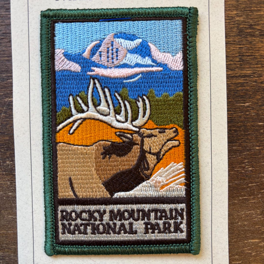 Rocky Mountan Natonal Park Autocollant en vnyle mperméable à leau