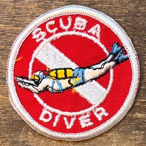 SCUBA Diving Diver Down Flag Patch
