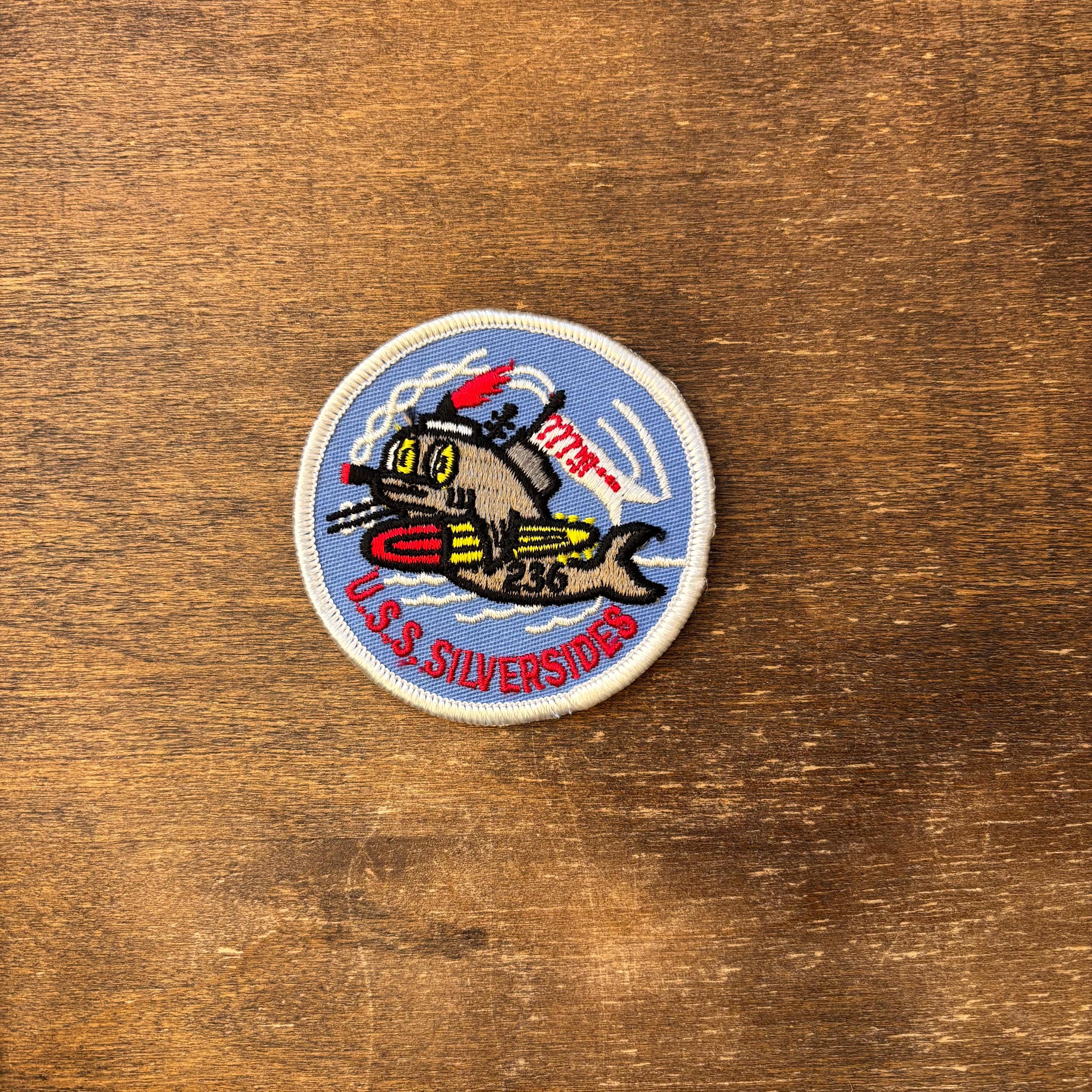 USS Silversides, Muskegon, Michigan Vintage Souvenir Travel Patch