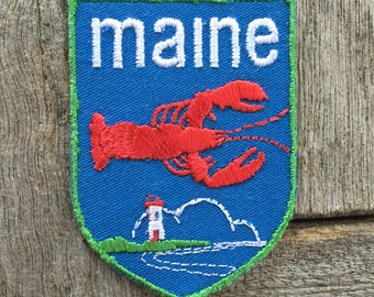 Maine Vintage Souvenir Travel Patch from Voyager - New In Original Package