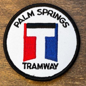 Palm Springs Aerial Tramway, California Vintage Souvenir Travel Patch