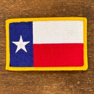 Texas Flag Vintage Souvenir Travel Patch from AstroCard Co., Inc