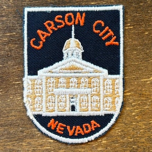 Carson Nevada City Vintage Souvenir Aufnäher von Voyager