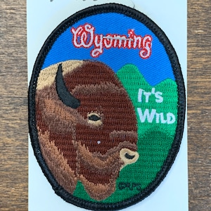 Wyoming, It&#39;s Wild, Souvenir Travel Patch from Rushmore Photo & Gifts