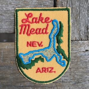 Lake Mead Nevada/Arizona Vintage Souvenir Travel Patch from Voyager