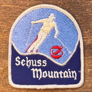 Schuss Mountain, Mancelona, Michigan Vintage Ski Patch