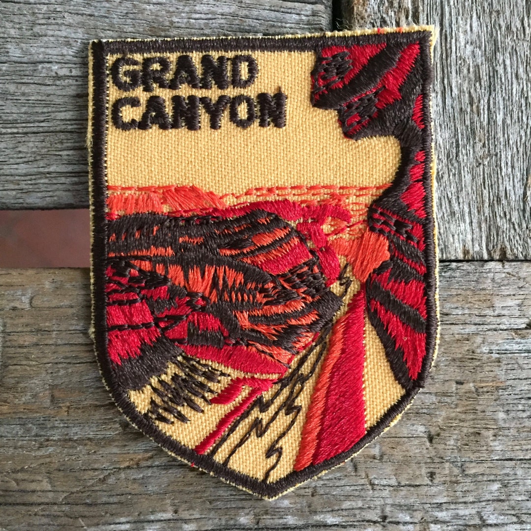 Grand Canyon Vintage Souvenir Travel Patch from Voyager