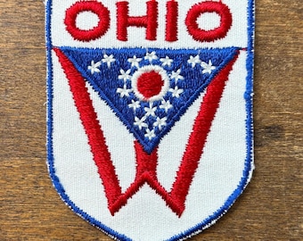 Ohio Vintage Souvenir Travel Patch from Voyager