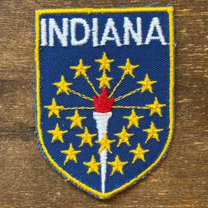 Indiana Vintage Souvenir Travel Patch