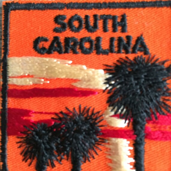 South Carolina Vintage Souvenir Travel Patch from… - image 3
