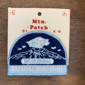 Mount St. Helens National Monument Vintage Souvenir Travel Patch - LAST ONE!
