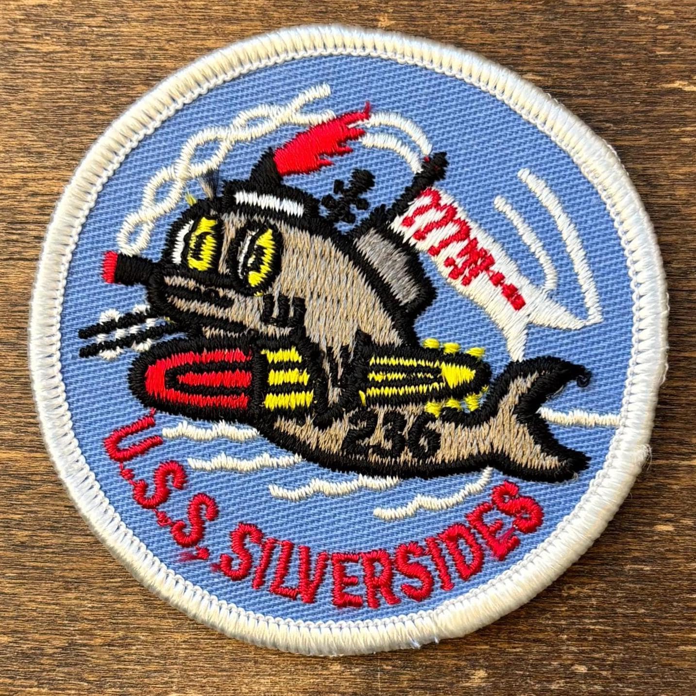 USS Silversides, Muskegon, Michigan Vintage Souvenir Travel Patch