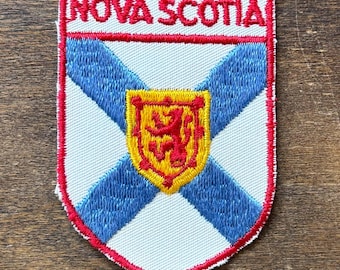 Nova Scotia, Canada Vintage Travel Souvenir Patch by Voyaguer