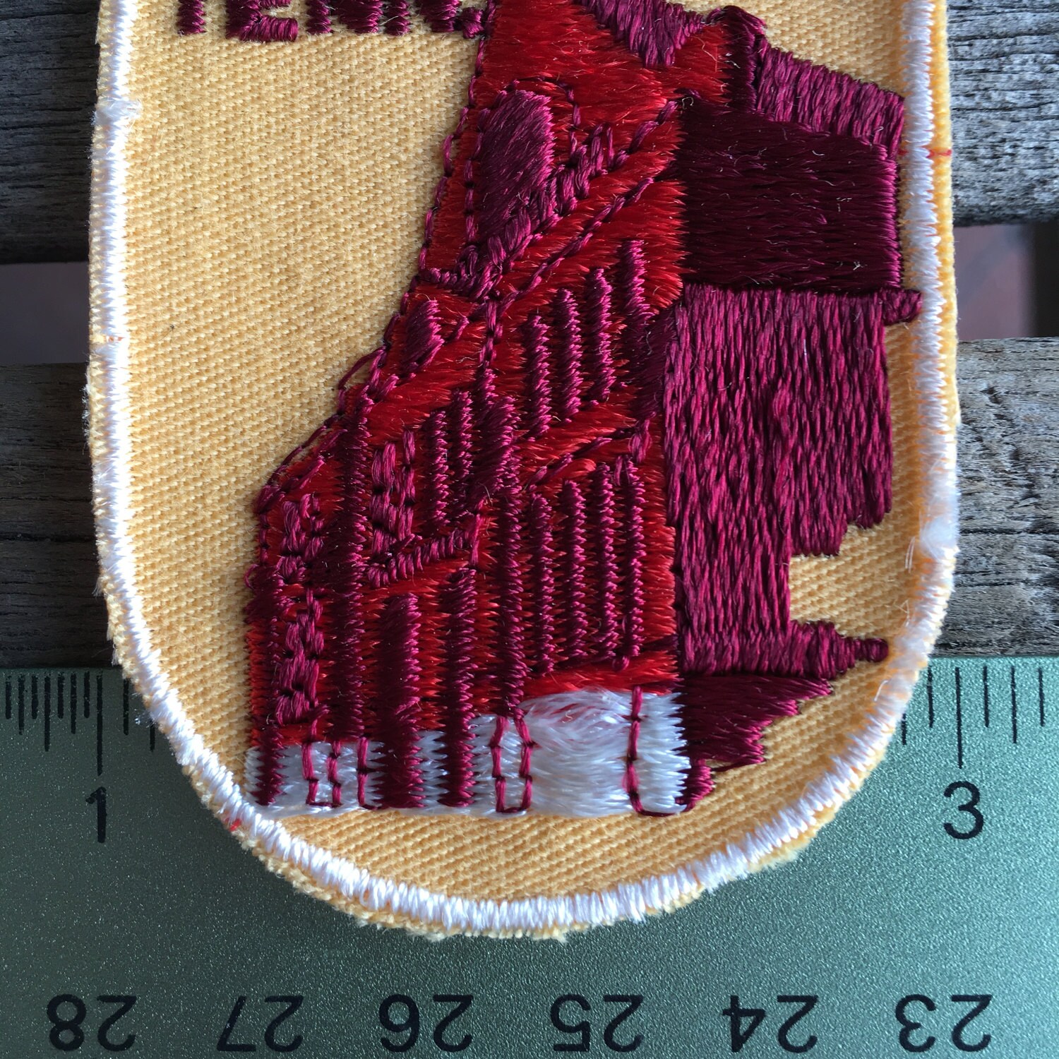 thumbnail image 2 of Nashville One-Way Sign Embroidered Iron-On Patch – Tennessee Souvenir – New 2 of 9