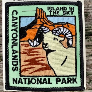 Canyonlands National Park Utah Islands in the Sky Souvenir Travel Patch