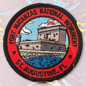 Fort Matanzas National Monument Florida Vintage Souvenir Travel Patch