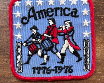 Toppa souvenir vintage del bicentenario americano 1776-1976