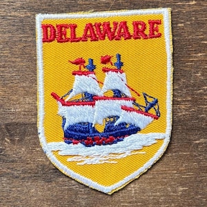 Delaware Vintage Souvenir Souvenir Patch von Voyager