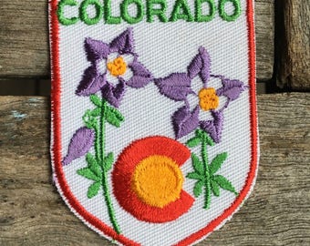 Colorado Vintage Souvenir Travel Patch from Voyager