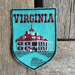 Virginia Vintage Souvenir Travel Patch from Voyager