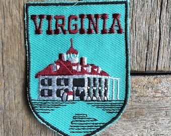 Virginia Vintage Souvenir Travel Patch From Voyager | Etsy