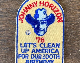 Johnny Horizon Vintage Bicentenary Souvenir Umwelt Aufnäher von Voyager - Unbenutzt und in Original Verpackung
