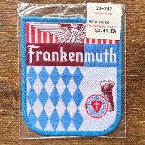 Frankenmuth, Michigan Vintage Souvenir Travel Patch