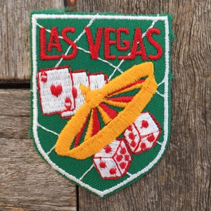 Parche de viaje vintage de Las Vegas, Nevada, de Voyager