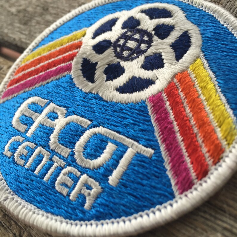 Disney World Epcot Center Vintage Souvenir Travel Patch from 1982 image 3