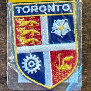Toronto, Ontario, Canada Vintage Travel Souvenir Patch by Voyaguer