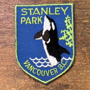 Stanley Park, Vancouver, British Columbia (BC), Canada Vintage Travel Souvenir Patch