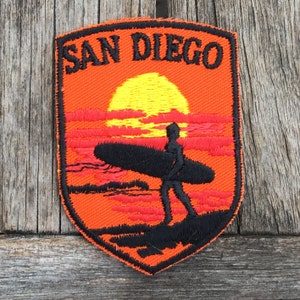 San Diego, California Vintage Travel Souvenir Patch by Voyager