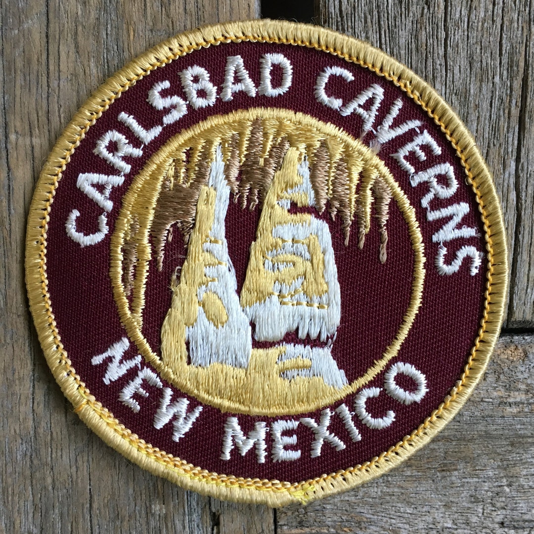 Carlsbad Caverns New Mexico Vintage Souvenir Travel Patch, a ...