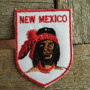 New Mexico Vintage Souvenir Travel Patch from Voyager