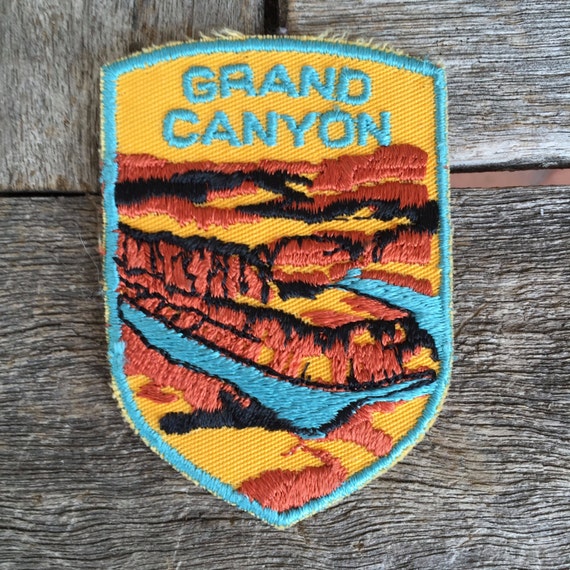 Grand Canyon Vintage Souvenir Travel Patch From Voyager Etsy