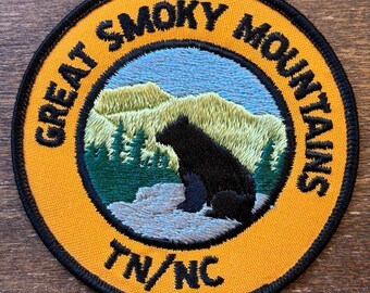 Great Smoky Mountains National Park Tennessee/North Carolina Vintage Souvenir Travel Patch