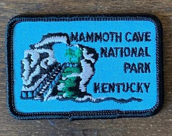 Mammoth Cave National Park Kentucky Vintage Souvenir Travel Patch