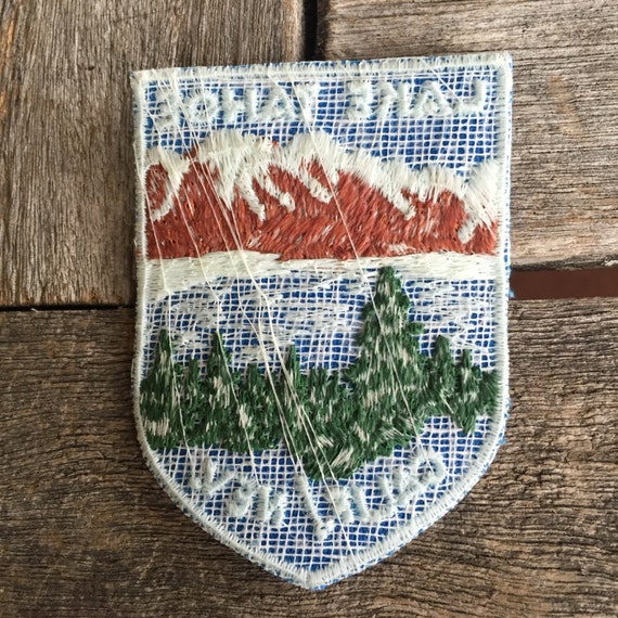 ヴィンテージ 刺繍 ワッペン 1970 1980 カリフォルニア州レイクタホ D Lake Tahoe California/nevada Vintage Travel Souvenir Patch