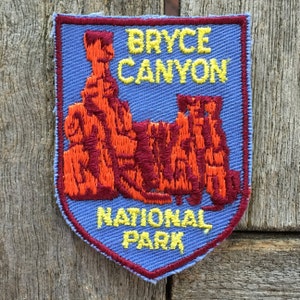 Bryce Canyon National Park Vintage Souvenir Travel Patch from Voyager image 1