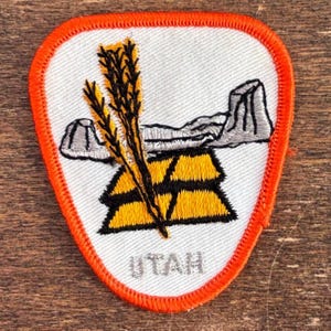 Vintage Utah Sounveir Patch