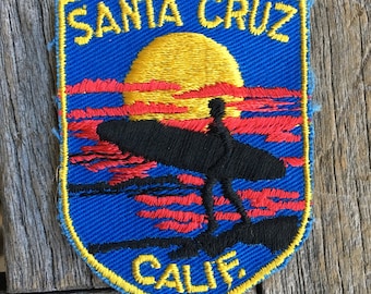 Santa Cruz, Kalifornien Vintage resesouvenirmärke av Voyager