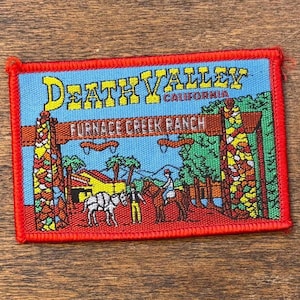 Death Valley, Furnace Creek Ranch Vintage Souvenir Travel Patch