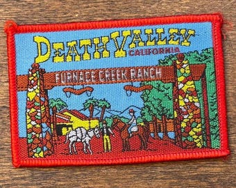 Death Valley, Furnace Creek Ranch Vintage Souvenir Travel Patch
