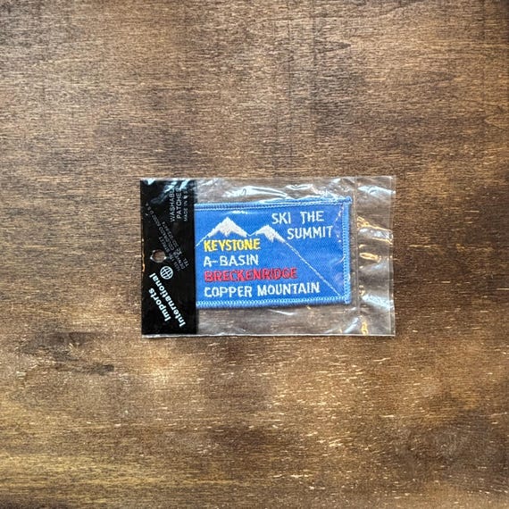 Vintage Ski Patch: Keystone, A-Basin, Breckenridg… - image 3