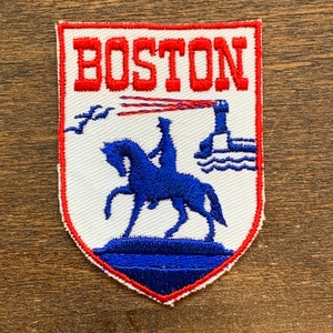 Boston Massachusetts Vintage Souvenir Patch von Voyager